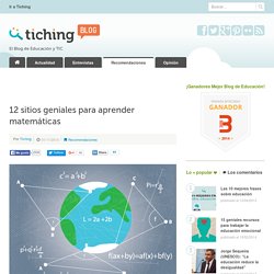 12 sitios geniales para aprender matemáticas