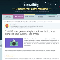 7 VRAIS sites géniaux de photos libres de droits