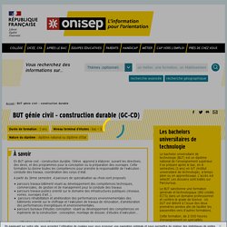 BUT génie civil - construction durable après STI2D / Spéc. : mathématiques, physique-chimie, sciences de l’ingénieur, numérique et sciences informatiques