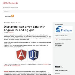 rb: Displaying json array data with Angular JS and ng-grid