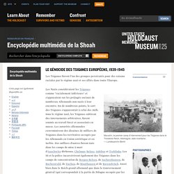 Le génocide des Tsiganes européens, 1939-1945