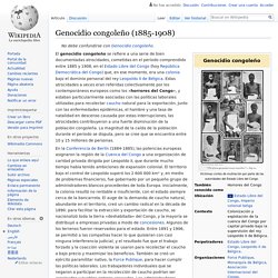 Genocidio congoleño (1885-1908)