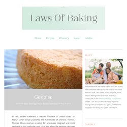 Genoise - Laws Of Baking