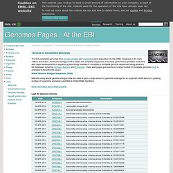 Genomes Pages