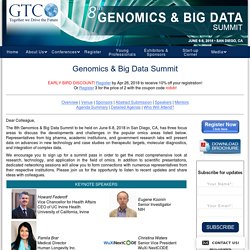 Genomics & Big Data Summit - GTCbio