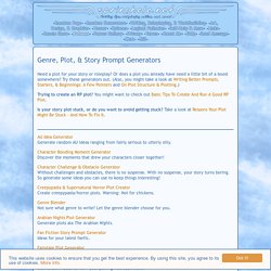 Genre, Plot, & Story Prompt Generators