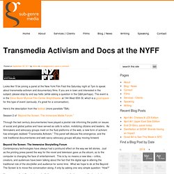 Transmedia Activism and Docs at the NYFF