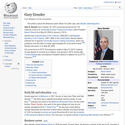 Gary Gensler - Wiki