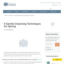 4 Gentle Cleansing Techniques for Spring