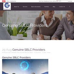 Genuine SBLC Providers - Grand City Investment Ltd