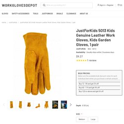 Buy Best Kids Genuine Leather Work Gloves