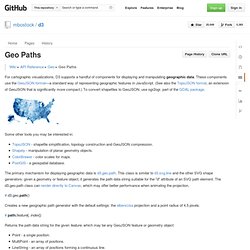 Geo Paths · mbostock/d3 Wiki