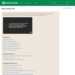 Getting Started with Geocaching