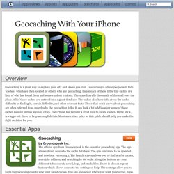 Geocaching With Your iPhone: iPad/iPhone Apps AppGuide