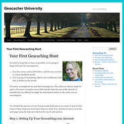 Geocacher University - Minefield