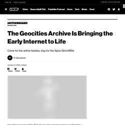 The Geocities Archive Is Bringing the Early Internet to Life