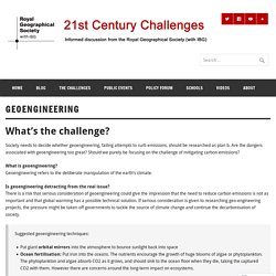 21st Century Challenges