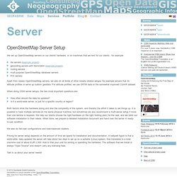 Geofabrik Server