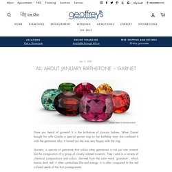 All About January Birthstone – Garnet