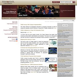 Texas Alliance for Geographic Education : Texas State University