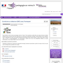 Construire un débat en EMC avec Framapad Traam Reims