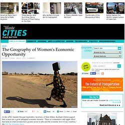 The Geography of Women's Economic Opportunity - Jobs & Economy