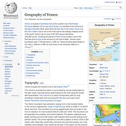 Geography of Yemen