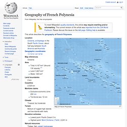 Geography of French Polynesia