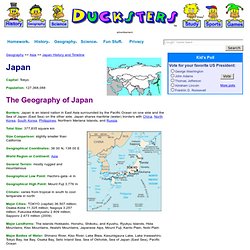 Japan capital, history, map, flag, and people.
