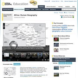 Africa: Human Geography