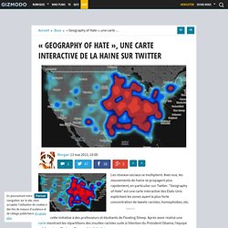 "Geography of Hate", une carte interactive de la haine sur Twitter