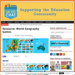 Resource: World Geography Games