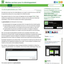 12 outils de géolocalisation pour Twitter - Médias sociaux pour le développement