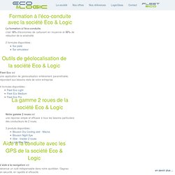 Eco & Logic - L'étude comportementale de conduite - La géolocalisation avec Eco & Logic - iStar et FleetEco