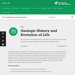 Geologic History and Evolution of Life