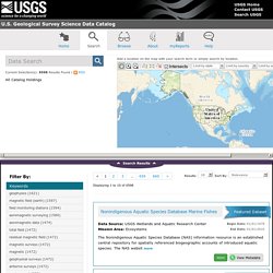U.S. Geological Survey Science Data Catalog