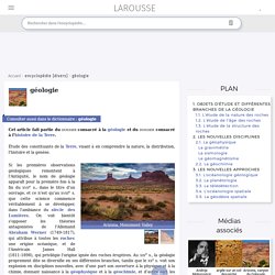 Géologie