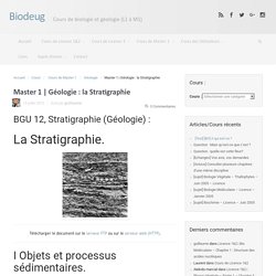 Géologie : la Stratigraphie – Biodeug
