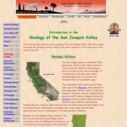 Geology of the San Joaquin Valley