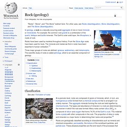 Rock (geology)