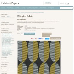 Geometric Curtain Fabric