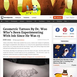 Geometric Tattoos By Dr. Woo Who’s Been Experimenting With Ink Since He Was 13
