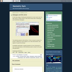 Galapagas and GSA solver