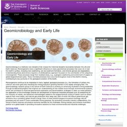 Geomicrobiology and Early Life
