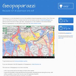 Geopaparazzi by geopaparazzi