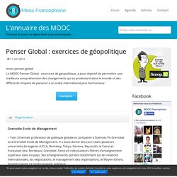MOOC Penser Global : exercices de géopolitique