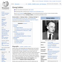 Georg Lukács