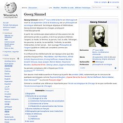 Georg Simmel