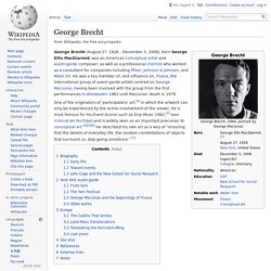 George Brecht - Wikipedia