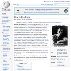 George Gershwin - Wikipedia